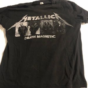 Metallica medium tour shirt death magnetic